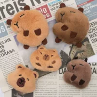 Мультфильм плюшевая плюшевая брошь куклы Аксессуары для волос капибары кукла diy украшения шарф носки аксессуары