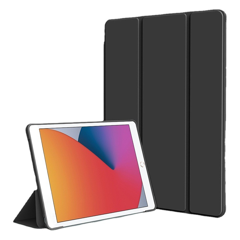 Funda Protectora para Tableta de 10.2 Pulgadas de Silicona Plegable de Tres Partes con Soporte
