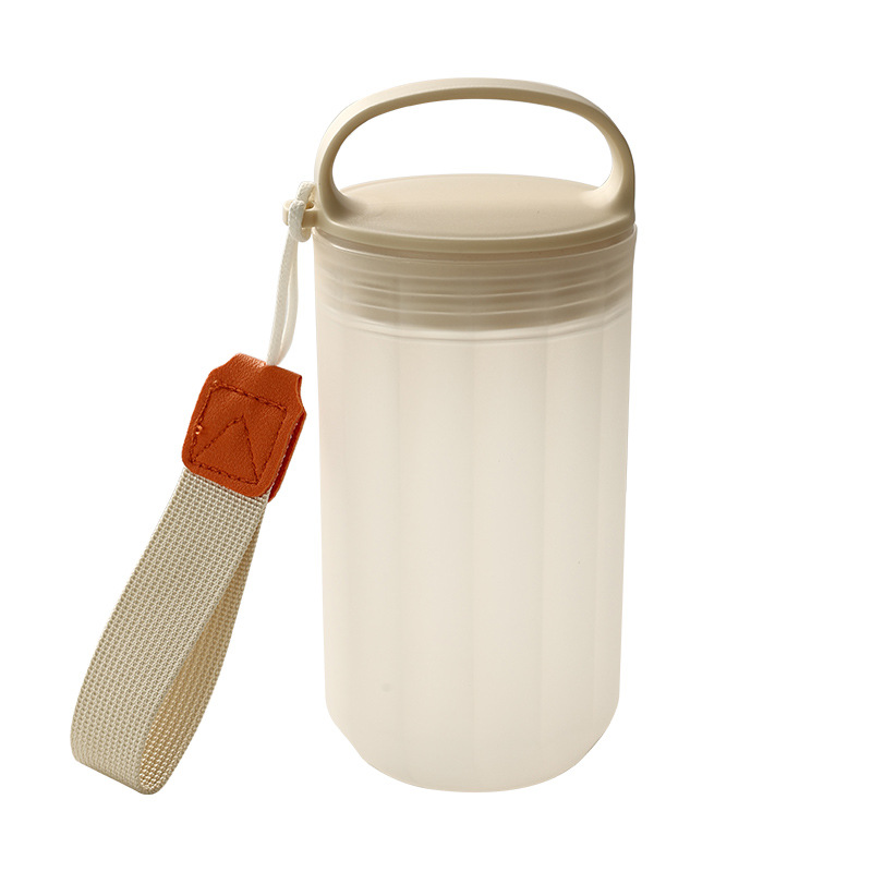 Taza simple nueva taza de mano para estudiantes de clase taza portátil de gran capacidad taza de agua de automóvil taza de café de leche de soja de oficina