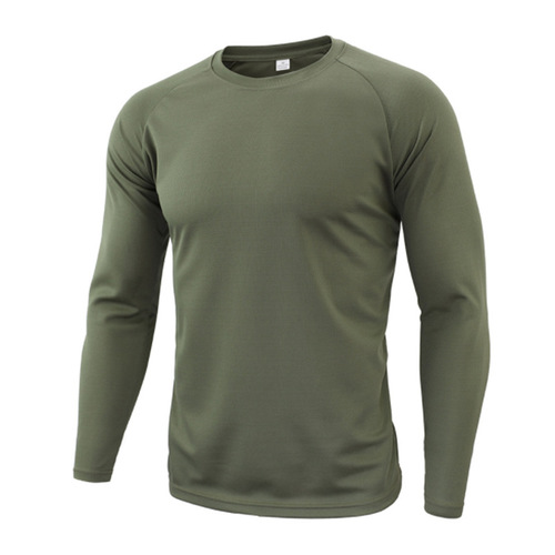 Outdoor Python Pattern Quick Dry Crew Neck Camouflage Sports Training Top Spring Summer Men Riding Loose Breathable Camisole Long Sleeve