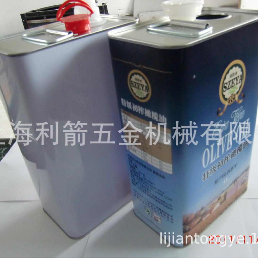 上海利箭 4L马口铁方罐，橄榄油方听，橄榄油方桶  铁桶 铁罐厂家
