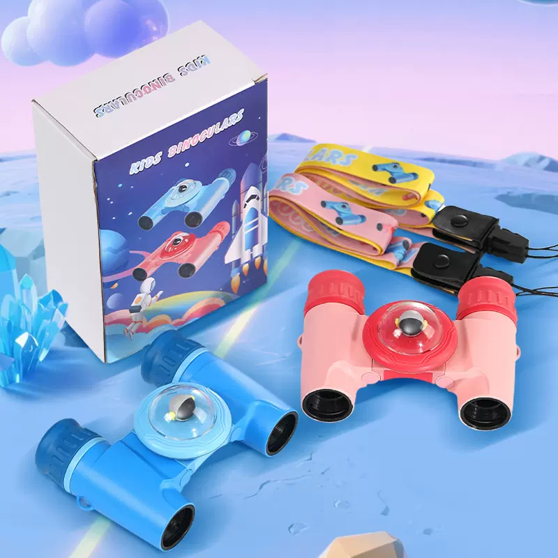 2025新款便携户外高清望远镜儿童不伤眼望远镜小型迷你双筒望远镜