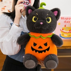 国境を越えた新しいハロウィーンの猫人形ぬいぐるみ猫人形枕友人へのホリデーギフト在庫あり