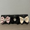 Retro hairgrip with bow, elegant advanced headband, simple and elegant design, high-quality style