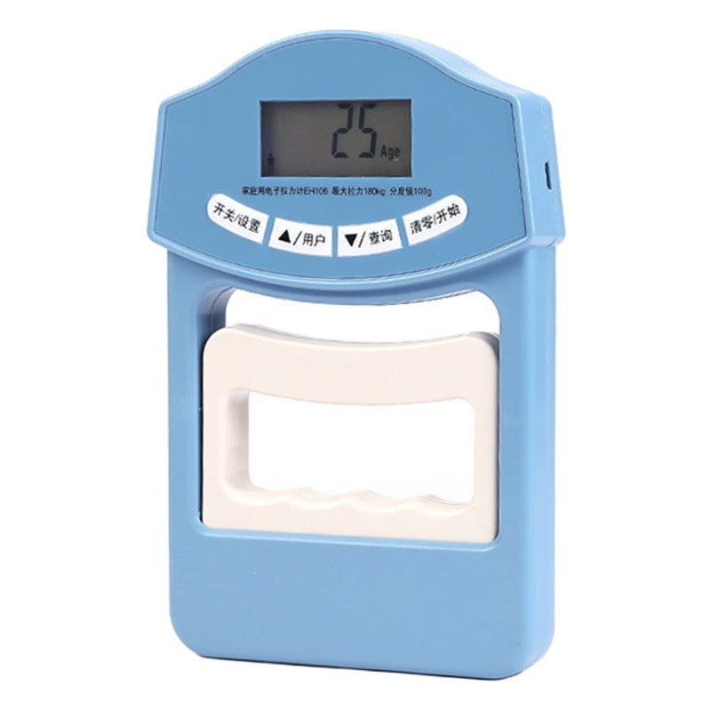 Электронный измеритель силы хвата для проверки стандартов физической подготовки, электронное устройство для хранения и подсчета данных.