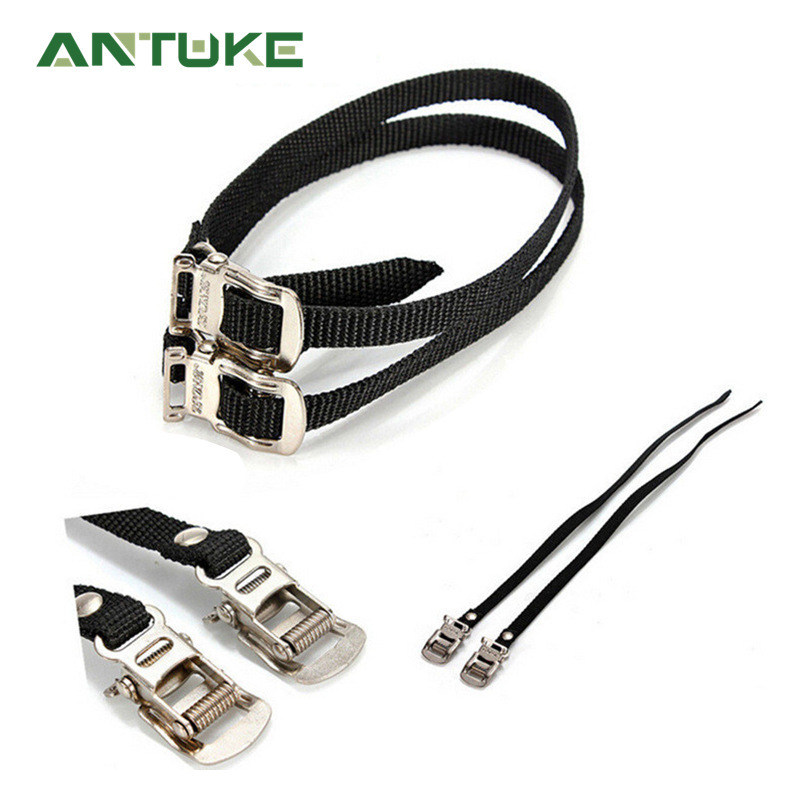 Bicycle Pedal Cover Straps, a Pair of Dead-Speed Spinning Bicycle Aluminum Alloy Dog Muzzles, Fixed Rope Foot Bundles