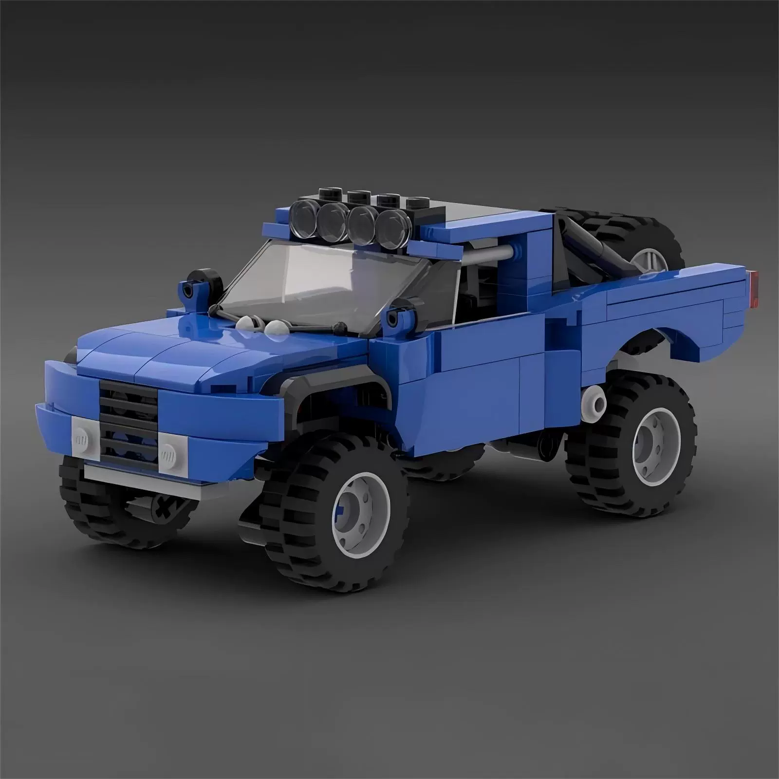 MOC-52061 Baha Trophy Truck Совместимость с Lego Creative Sody Отечественные строительные блоки модели автомобилей