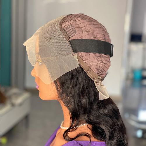 Promotion 180 Density Front Lace Human Hair Wig Xuchang Full Headset