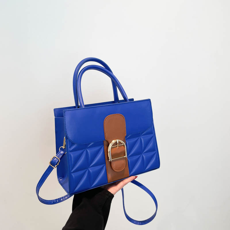 Bolso de hombro de moda atmósfera de textura bolso de mano de cinturón de diseño elegante 2024 bolso cuadrado simple bolso de mujer