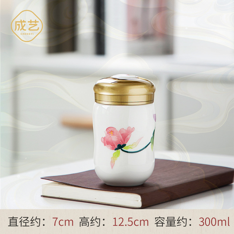 손으로 그린 망탕춘 No.3 에너지 컵 (컵 세트)