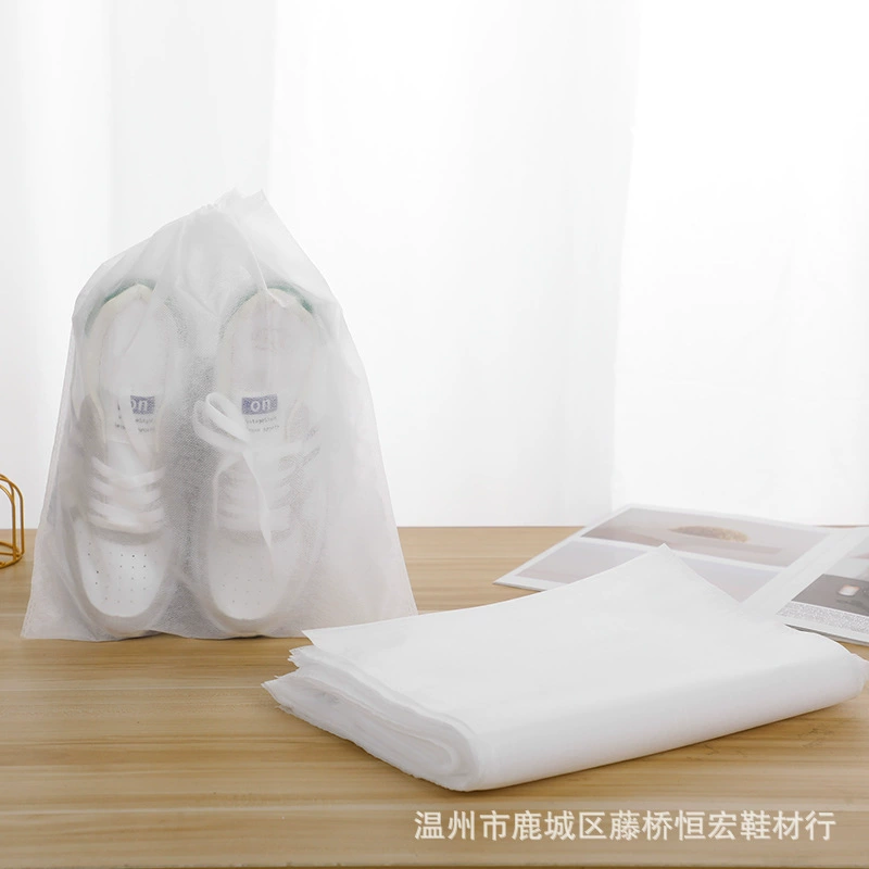 Пустой нетканый мешок для пыли, оптовая продажа, сумка для хранения одежды, внутренняя сумка, белый плоский клапан, карман для брюк, сумка для бахил