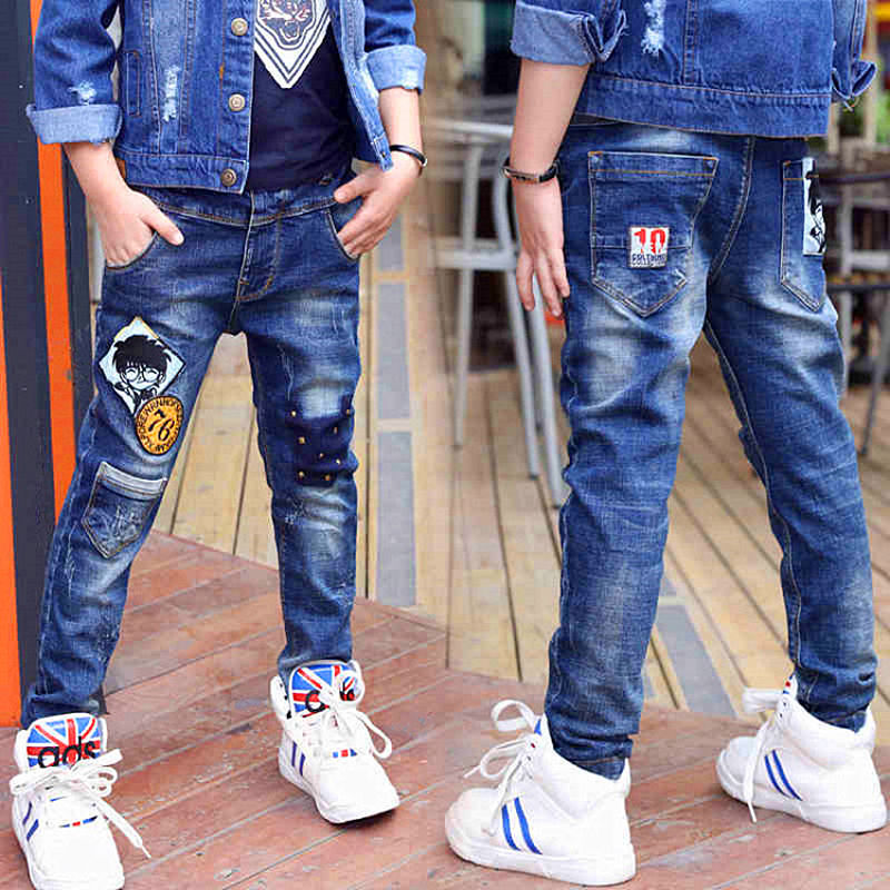 Boys pants 6 children's jeans spring 8 e...