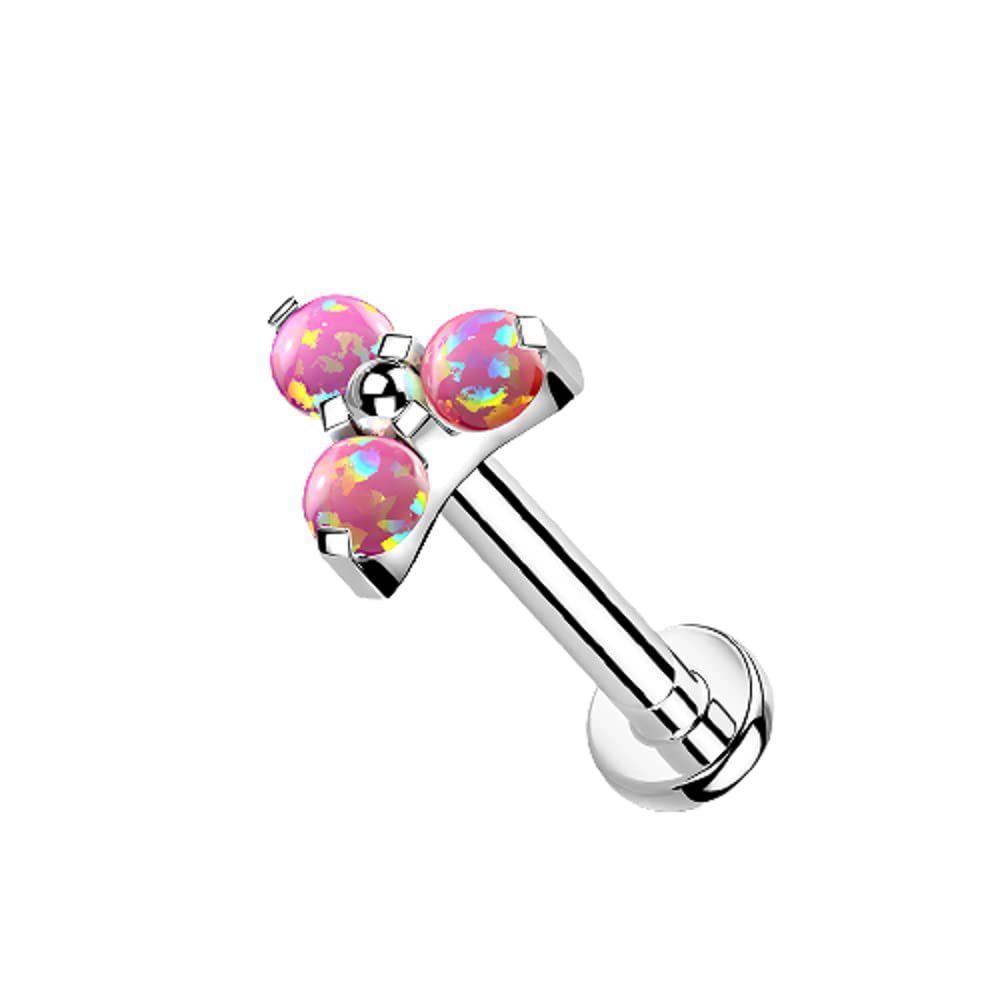 Pointed titanium steel lip stud product view