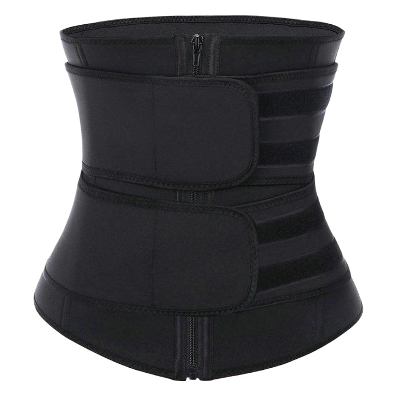 Transfronteriza fábrica cintura entrenador deportes sudor postparto cuerpo que forma doble cinturón cremallera vientre contratación corsé cinturón