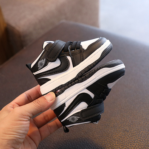 Mid-top children's sports shoes for boys and girls  new spring and autumn baby white shoes baby shoes toddler shoes