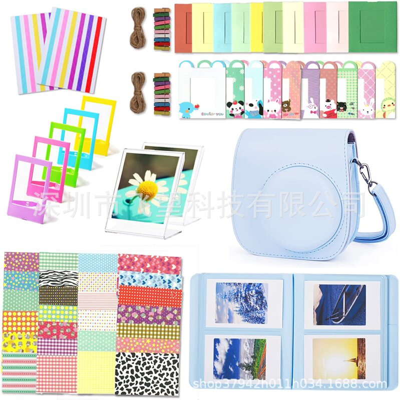 Suitable for Instax Mini 12 1 9 8 Camera 11-in-1 Accessories Set Camera Bag Photo Album