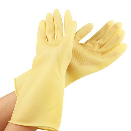 Labor protection gloves Wuyang brand rubber gloves beef tendon rubber gloves thickened non-slip wear-resistant waterproof industrial gloves