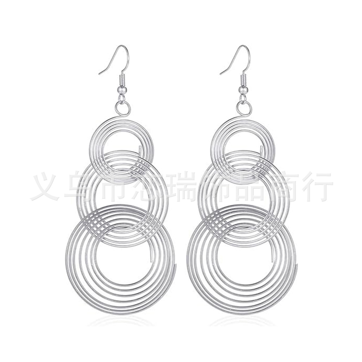 Tres aretes de anillo plata