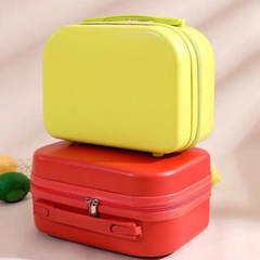 ミニ収納ポータブル小型ボックススーツケース小さなスーツケース化粧品バッグかわいい軽量化粧品ケース