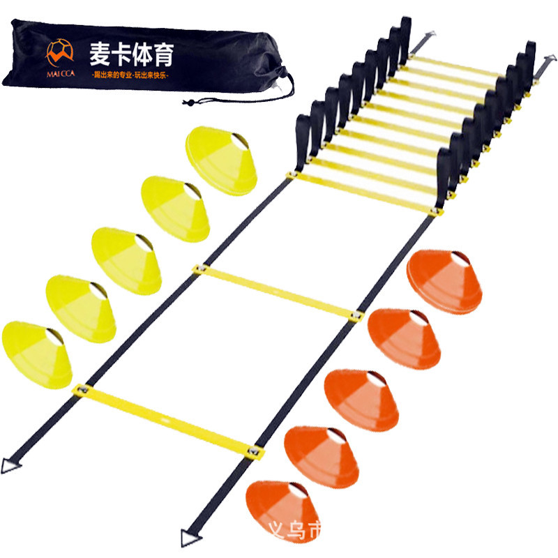 Escalera de agilidad + traje de placa de signo