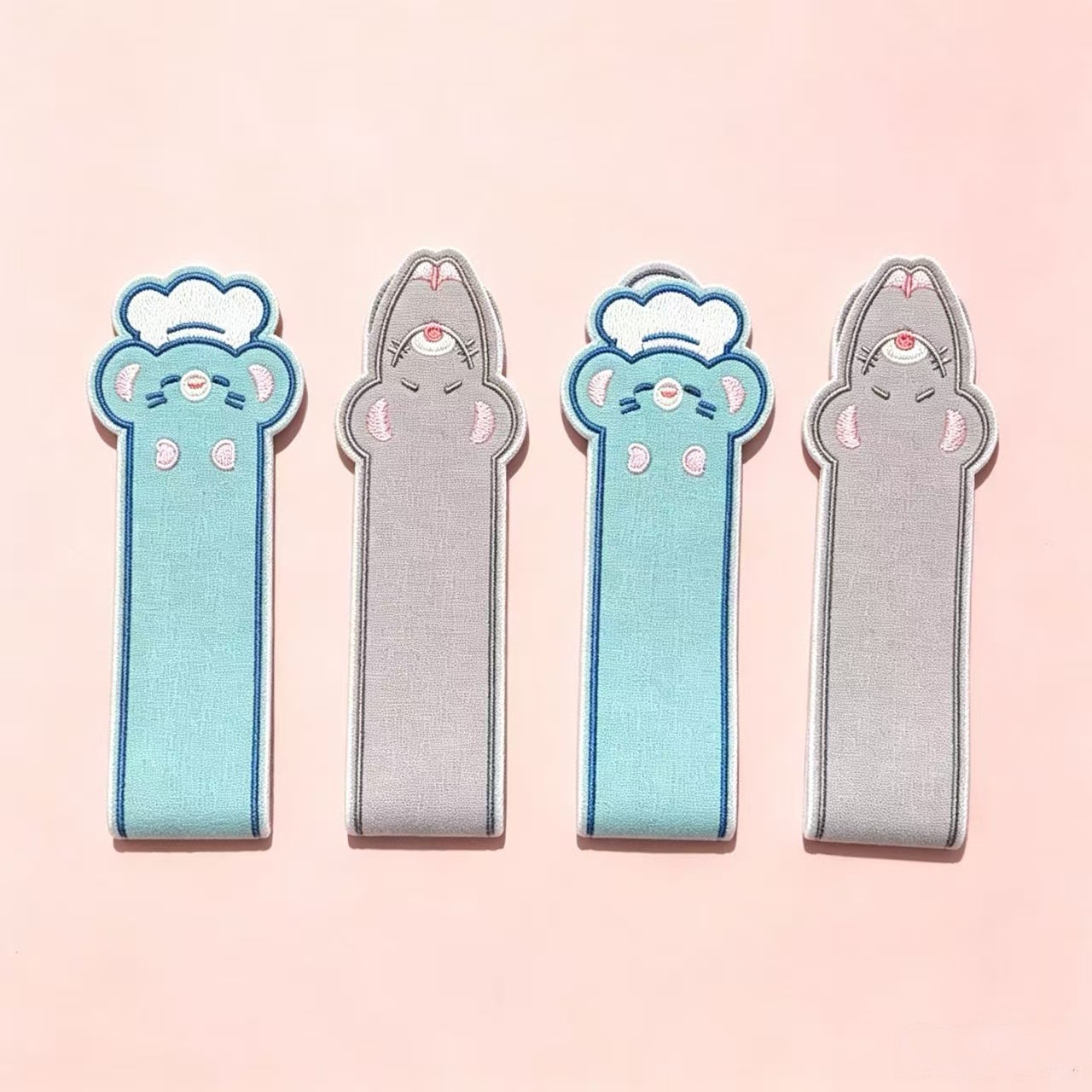 Cute and quirky mouse-shaped hair band for washing face, niche bangs sticker, dual-use for bun hairstyle, sweet and adorable hair accessory