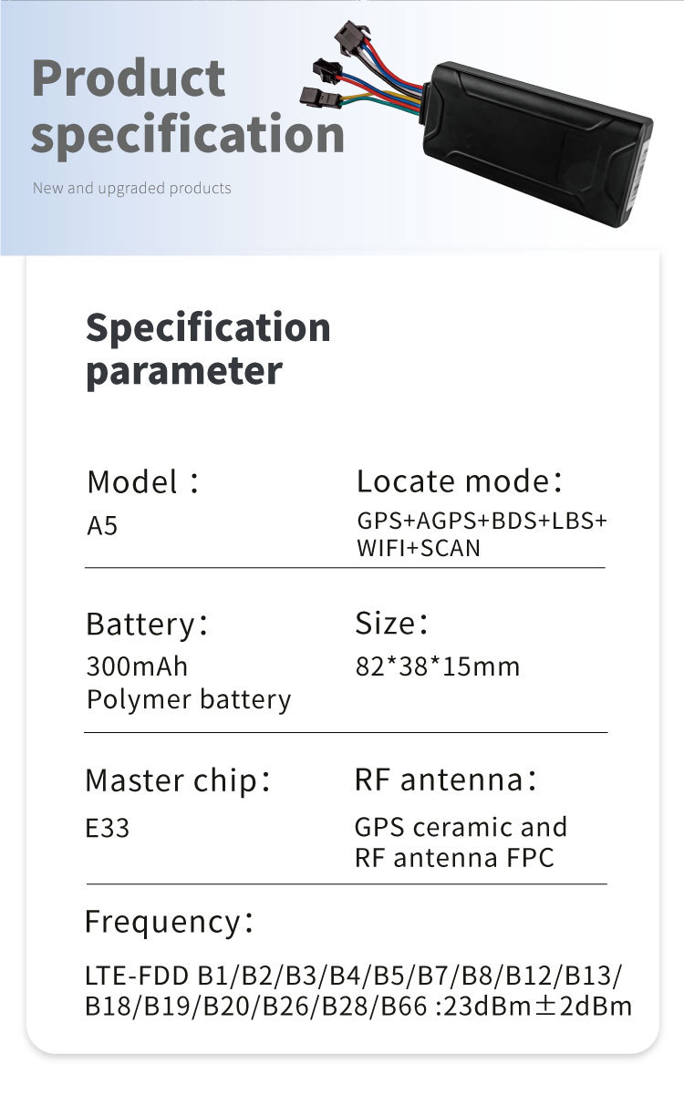 Electric Motorcycle Locator Gps Tracker Car-Mounted Beidou Satellite Positioning Gt06 Protocol Beidou Positioning