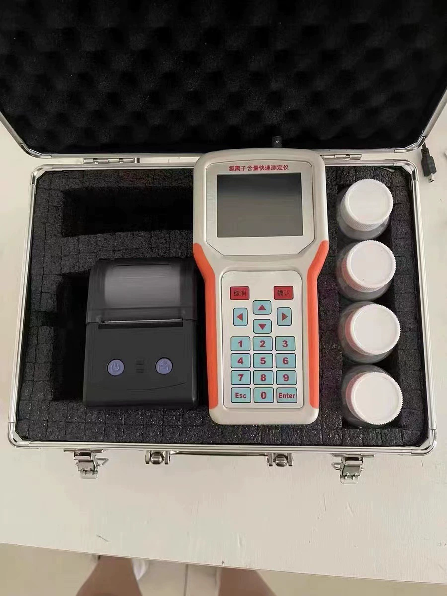 Быстрый детектор содержания хлорид-ионов в бетоне