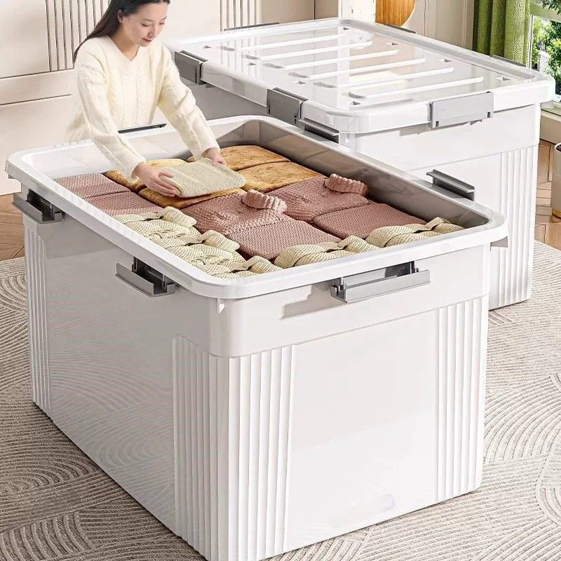 Ящик для хранения, бытовой ящик для хранения одежды большой емкости, ящик для хранения игрушек, утолщенная корзина, артефакт