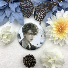 新我只喜歡你的人設周邊夏習清周自珩徽章胸針大吧唧學生生日禮物