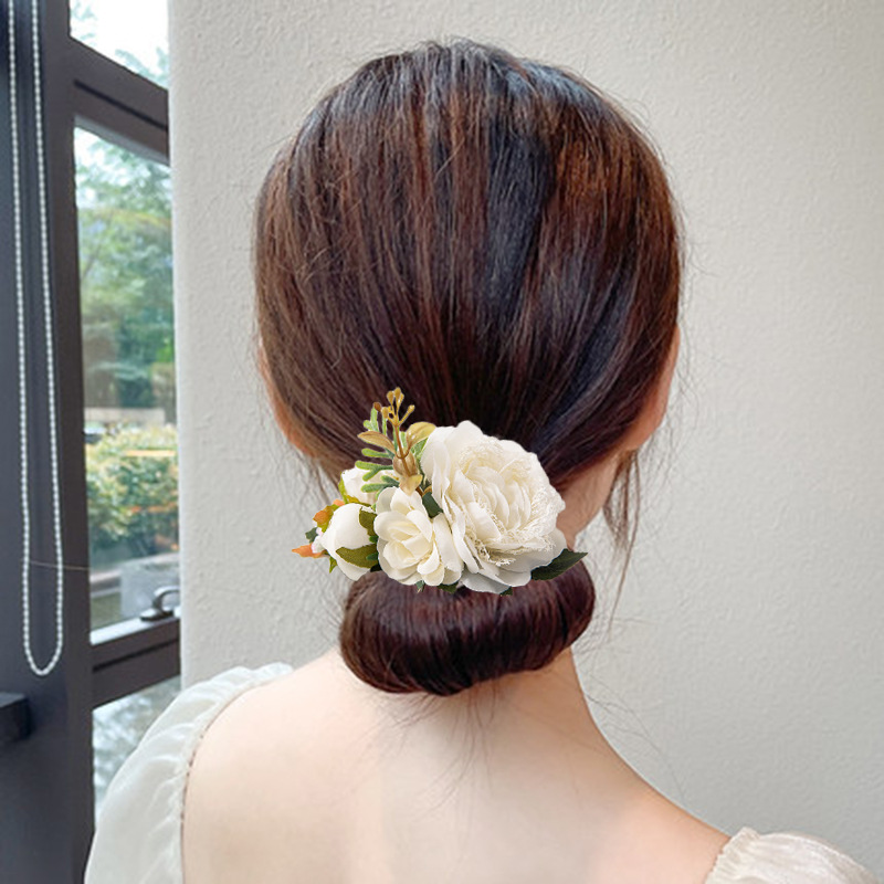 Sweet Flower Cloth Insert Comb display picture 1