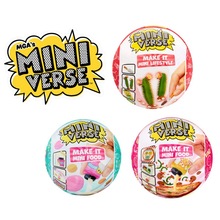 新miniverse2代美食球自制仿真甜品食玩模型迷你家居生活摆件盲盒