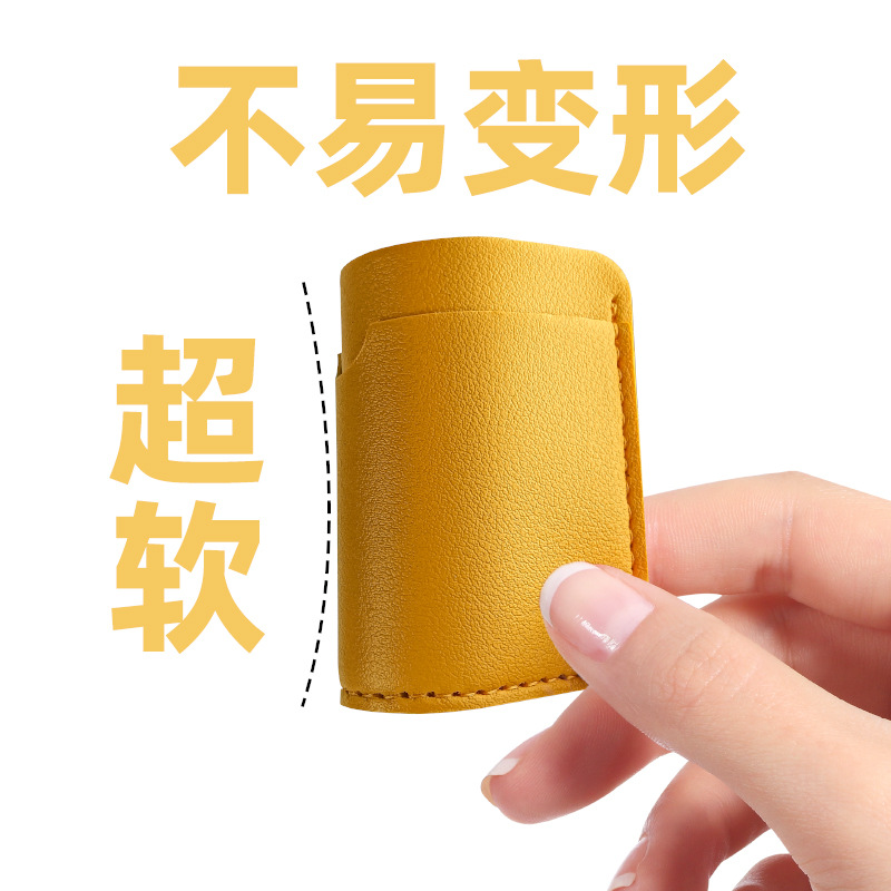 Pu cuero bolsas de tarjetas, bolsas de tarjetas bancarias ultra delgadas para mujeres, bolsas de tarjetas de identificación al por mayor, bolsas de tarjetas de cuero para hombres
