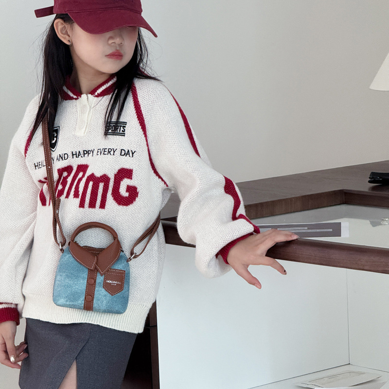 个性设计可爱手提女包新款时尚洋气单肩包高级感休闲儿童斜挎包潮|undefined