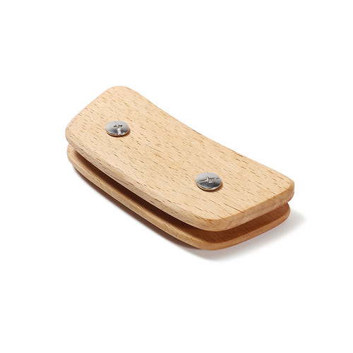 Outdoor barbecue plate handle camping accessories anti-scalding wooden clip suitable for 29 and 33cm medical stone grill pan handle