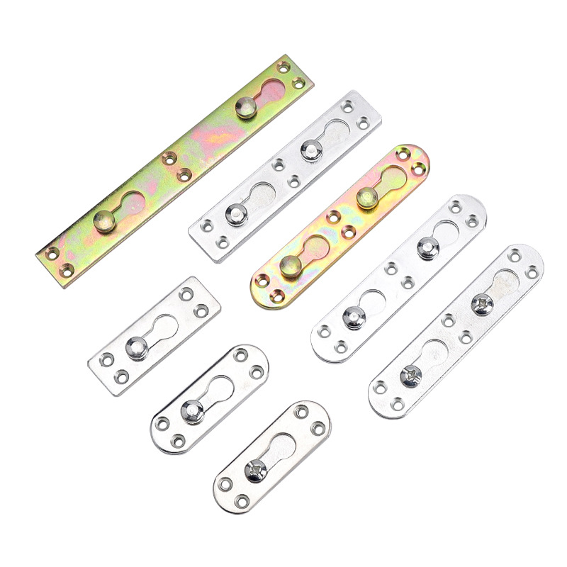 두꺼운 침대 플러그인 침대 후크 커넥터 보이지 않는 침대 힌지 힌지 후크 버튼 코너 코드 침대 고정 하드웨어 액세서리