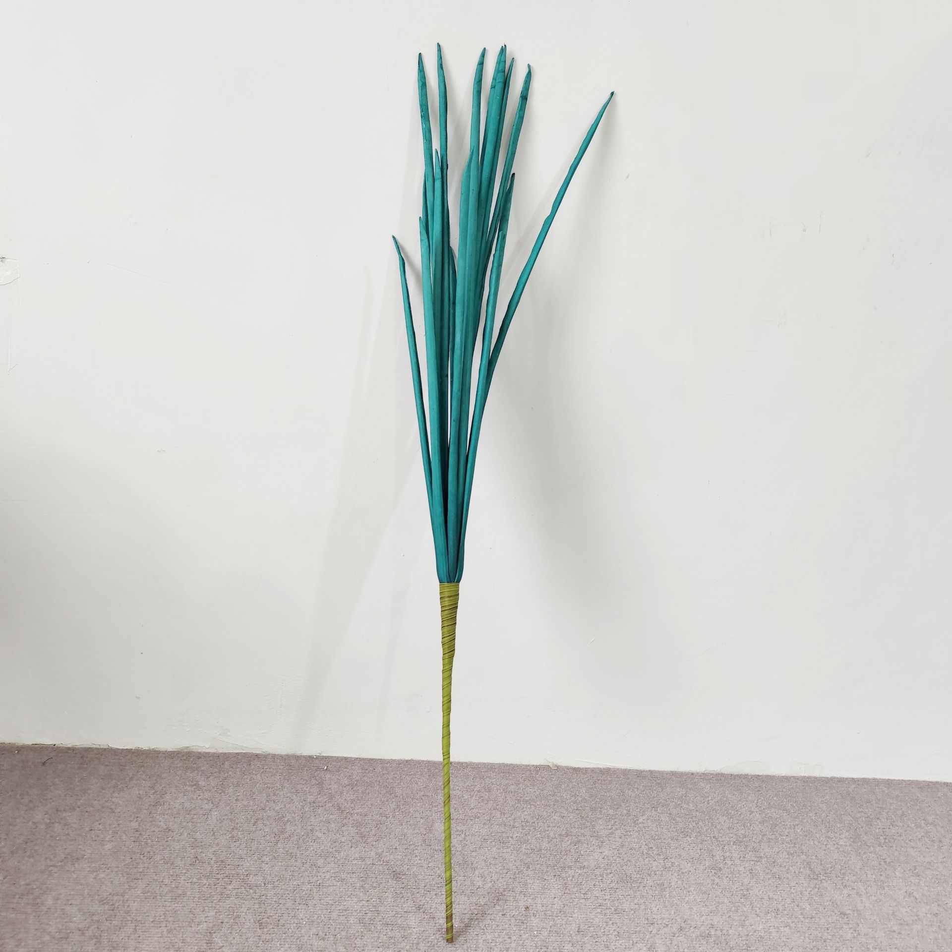 Europa larga imitación de PE verde decoración de sala de estar gran centro comercial paisaje planta fábrica de venta directa hierba de cebolla