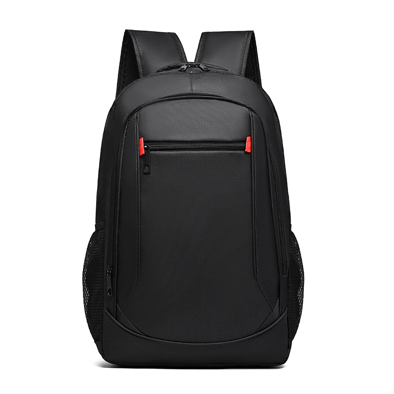 Cross-border backpack for business commuting, men's laptop bag, black large-capacity outdoor waterproof travel bag, student school bag