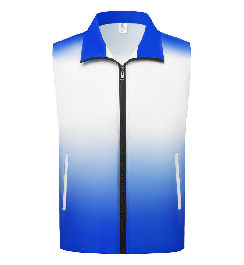 Investigación y publicidad Ropa de trabajo Chaleco de herramientas Chaleco de cuerpo completo Voluntario de caridad Chaleco de voluntario Logotipo personalizado