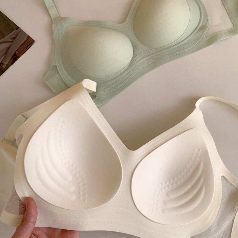 Korean Company 7188 # Lightweight Air-Conditioned Cup Bra with Soft Support, Anti-Gravity, No Underwire, Soft Bra.