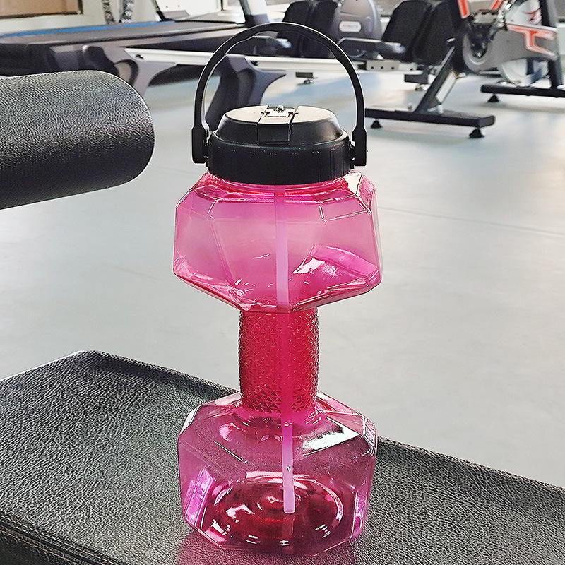 Creativo mancuerna de fitness hervidor de agua de llenado de agua con mancuernas taza de agua portátil de inyección de agua mancuerna de plástico olla brazo entrenamiento muscular equipo de la aptitud