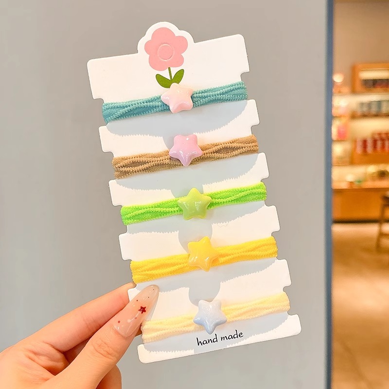 Niños de cabello de dopamina niñas bebés no lastiman anillo de cabello de alta elasticidad y duradera banda de goma cabello toque de cabello