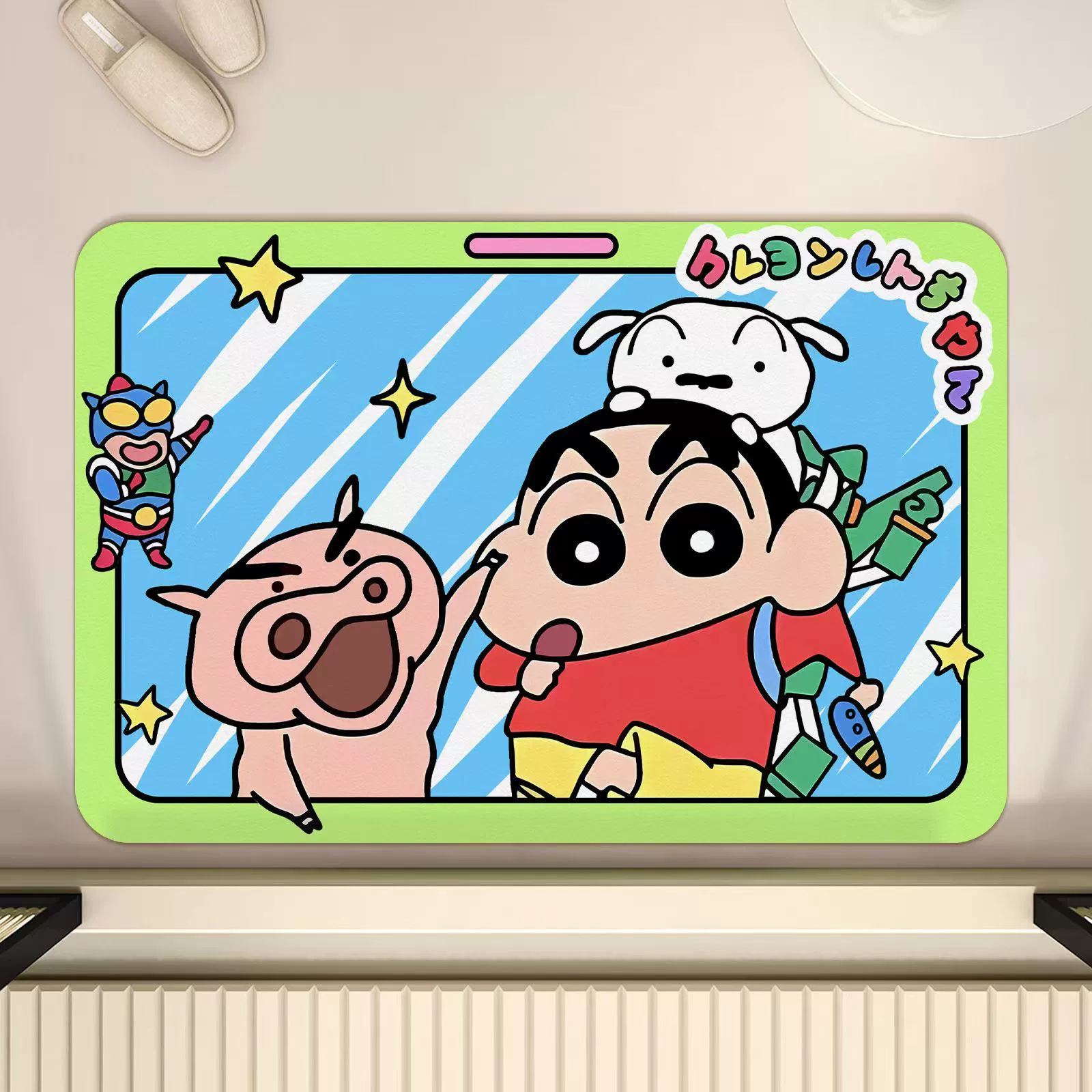 Crayon Shinchan коврик для ванной комнаты в стиле диатомовая грязь в стиле туалетной воды