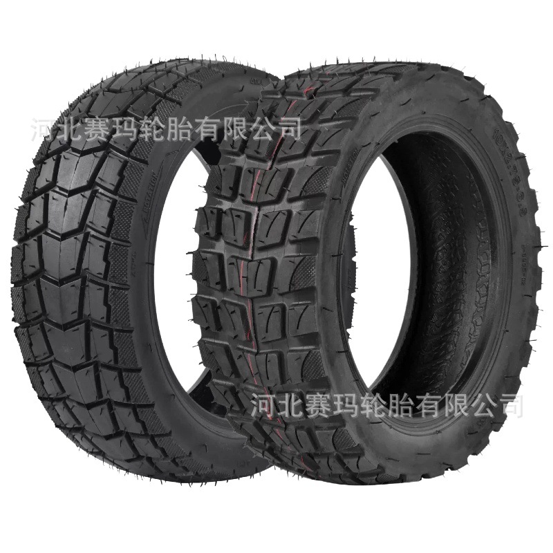 10x2.75-6.5 Vacuum Tire for Electric Scooter 10inch Off-road Vacuum Tire Thickened Wear-resistant Road Vacuum Tire