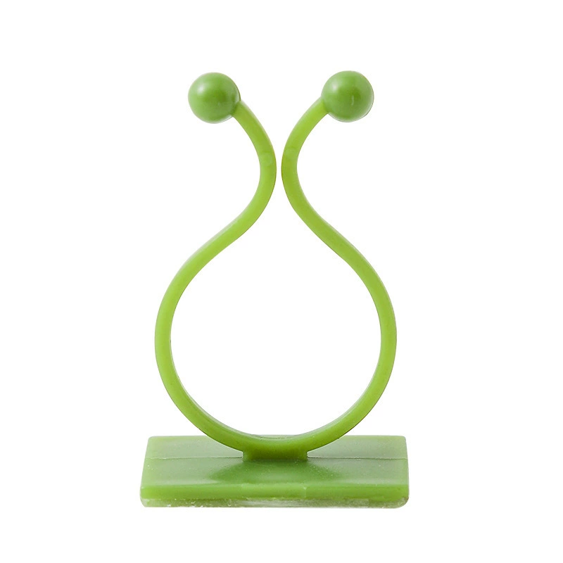 Wall Plant Fixer Green Looplasty — self-adhesive PP vine hooks, small/medium/large