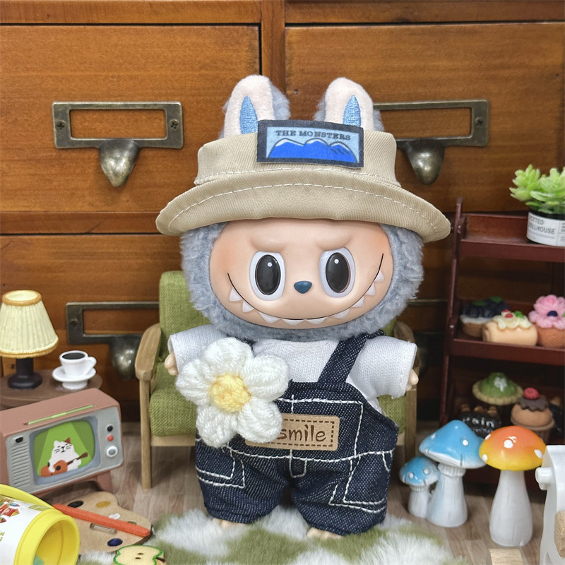 仅衣服适用labubu坐坐派对娃衣一二三代拉布布衣服套装配件饰周边|undefined