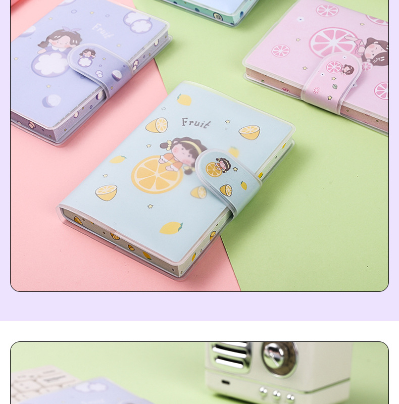 Cute Cartoon Mini Portable Pockets A7 Buckle Notebook Wholesale display picture 3