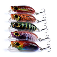 Luya bait 5.8cm/7g painted fake bait bionic fishing bait Minnow floating plastic hard bait sea and fresh water