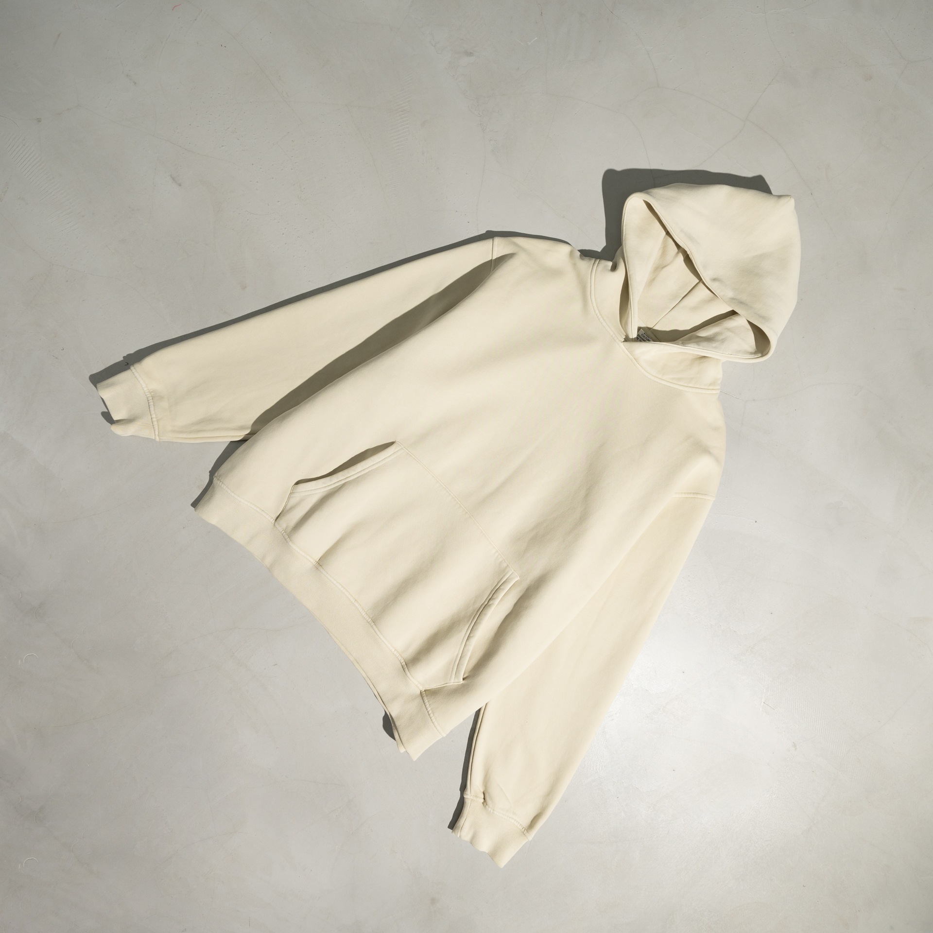Men's Heavyweight Washed Hooded Sweatshirt For Autumn And Winter_voghion.com