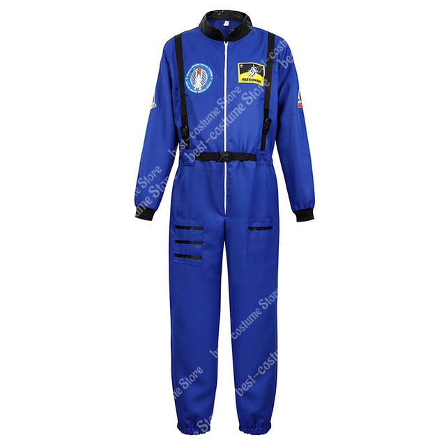 Traje espacial azul para adultos