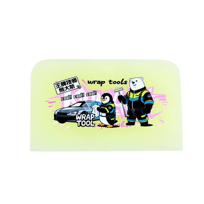 Car cleaning tools: Tpu Rubber Scraper, Dual-Edged Multifunctional